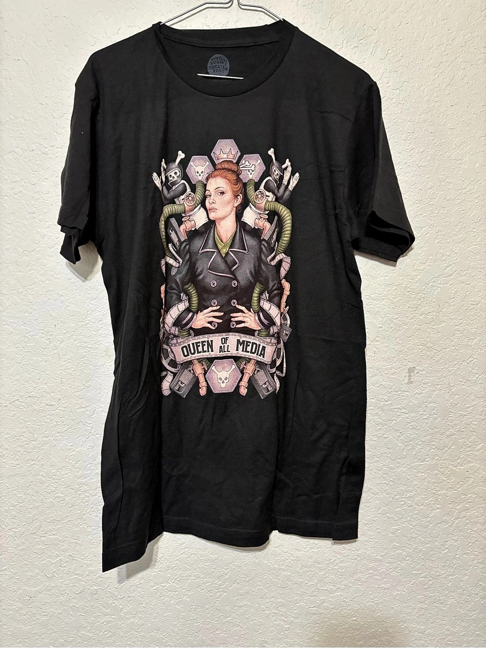 Mystery Science Theater 3000 Kinga Forrester Queen of All Media T-Shirt Black